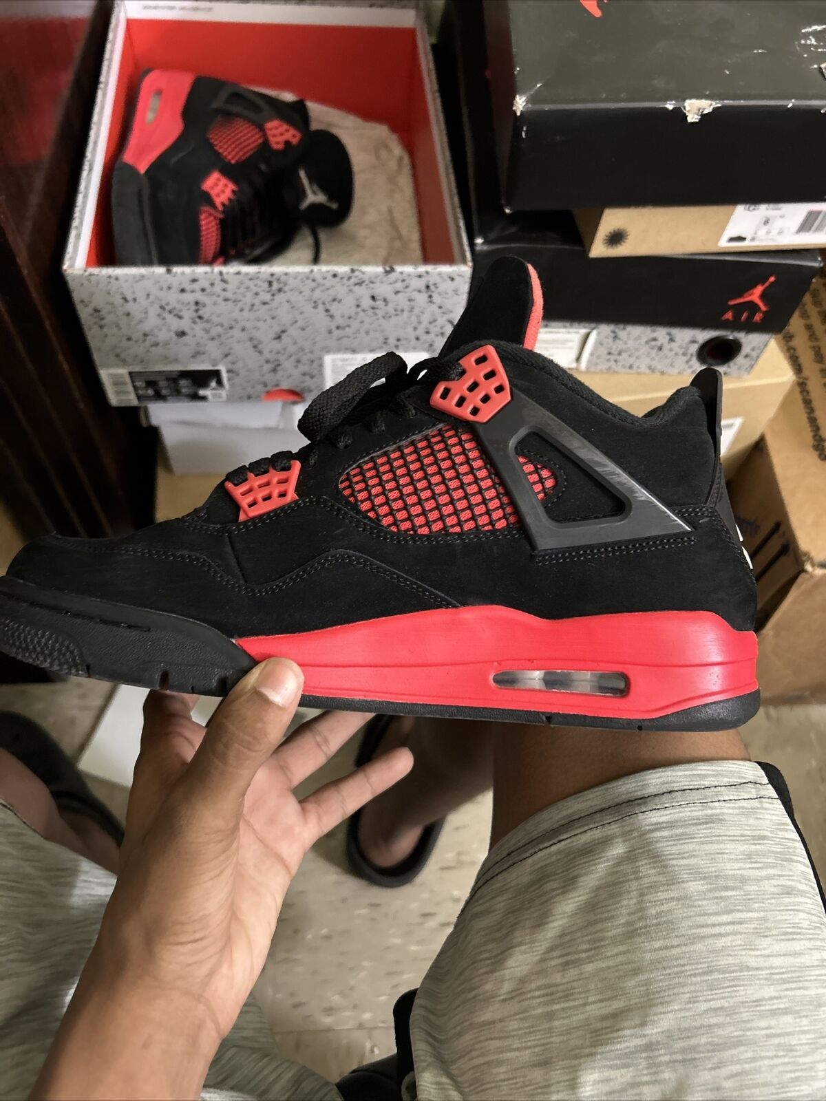 Jordan 4 Retro Red Thunder photo review