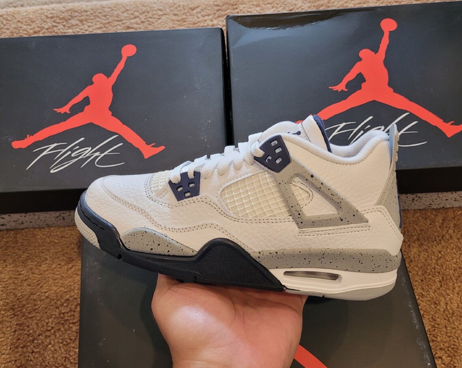 Jordan 4 Retro Midnight Navy photo review