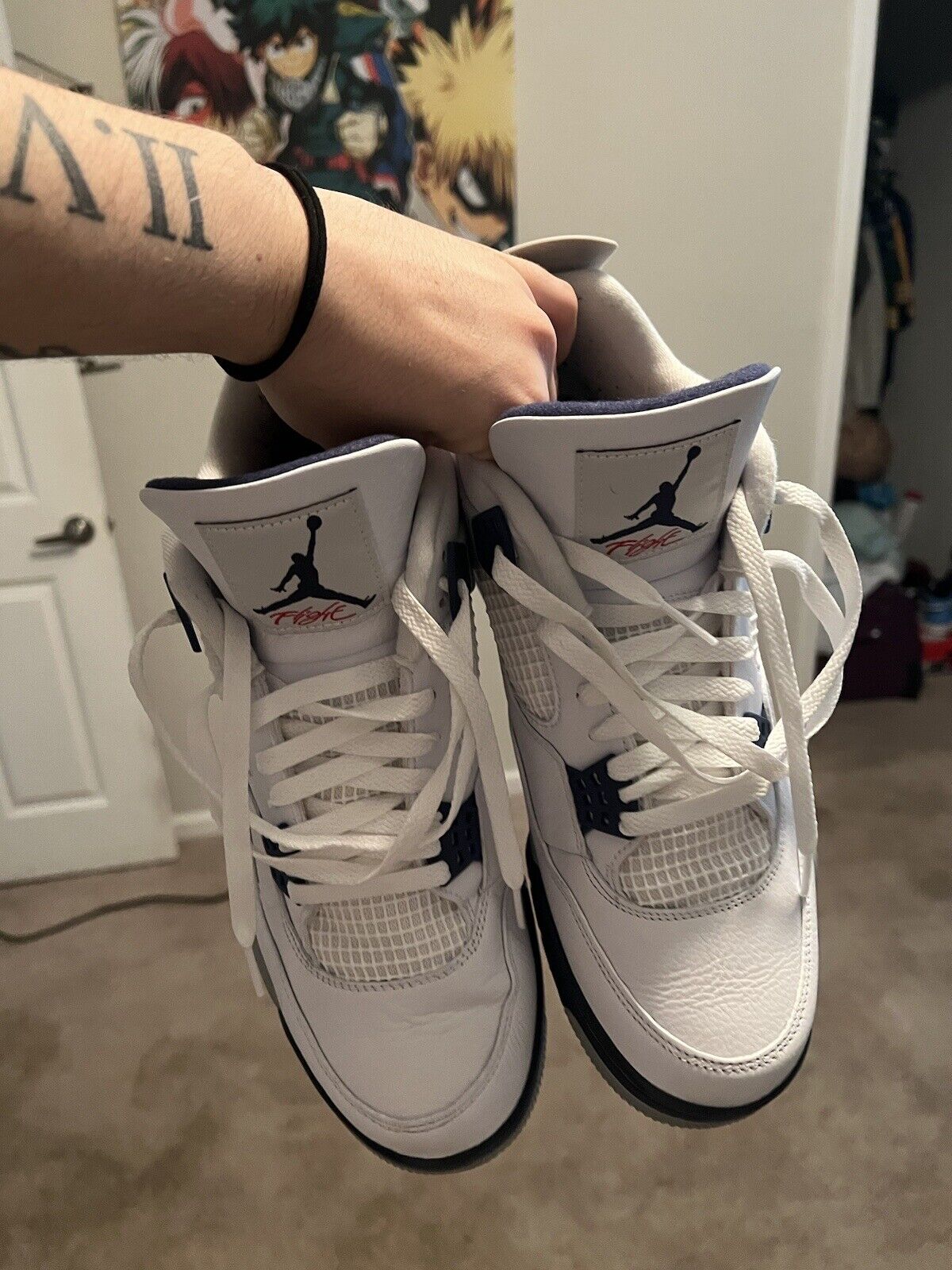 Jordan 4 Retro Midnight Navy photo review