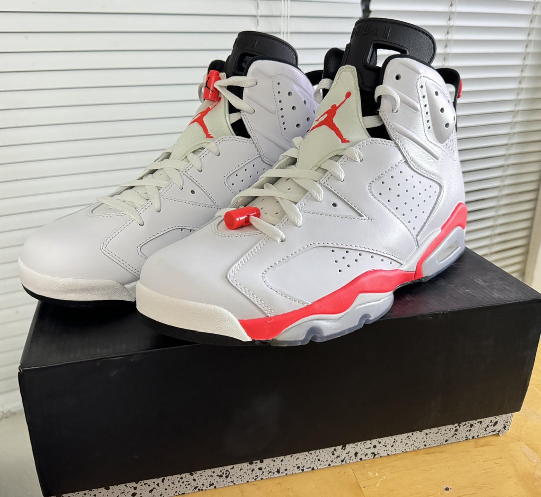 Jordan 6 Retro White Infrared photo review