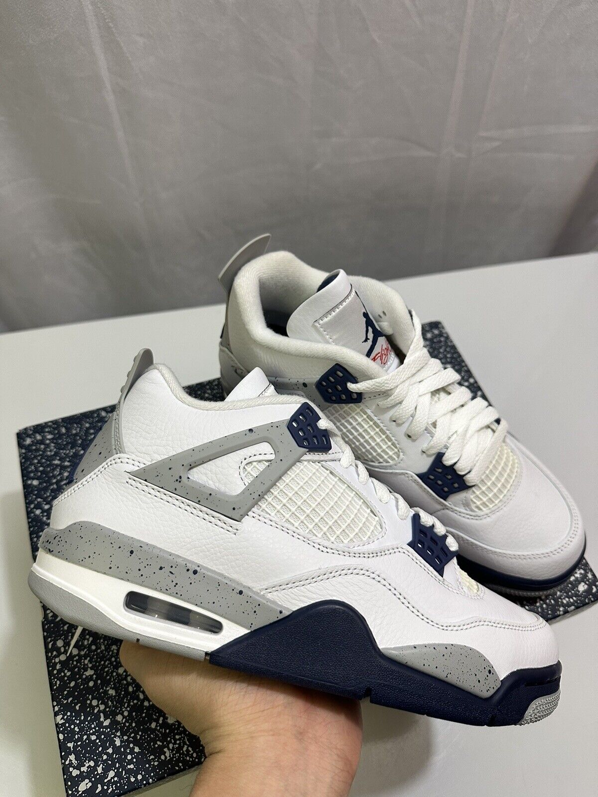 Jordan 4 Retro Midnight Navy photo review