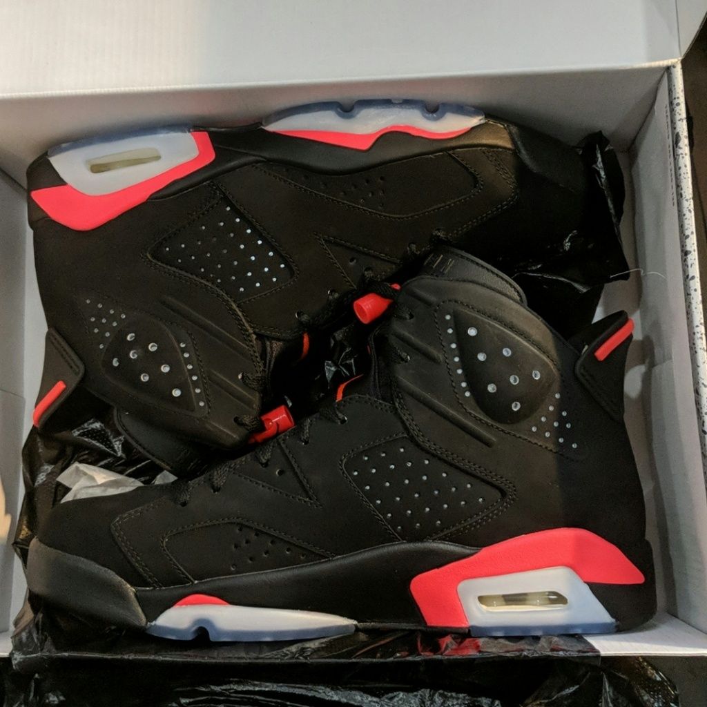 Jordan 6 Retro Black Infrared (2019) photo review