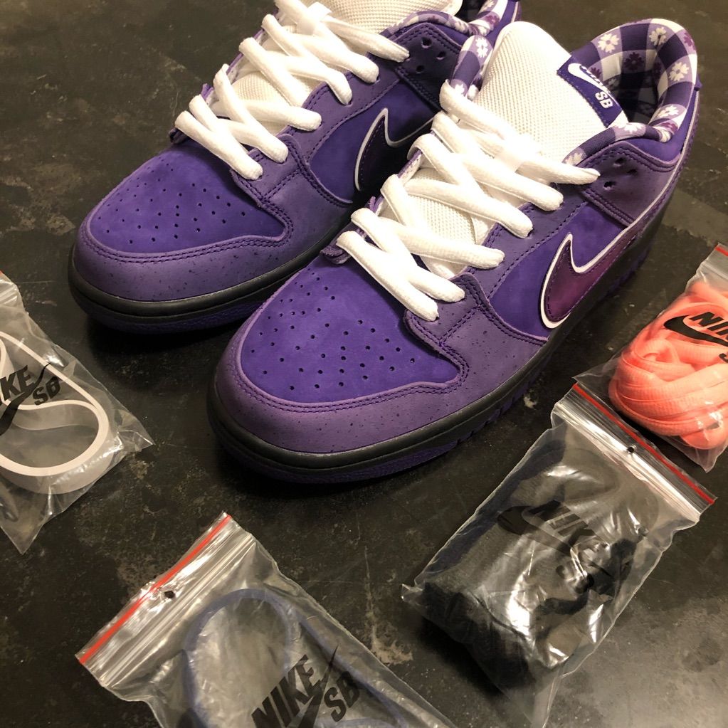 Concepts x Nike SB Dunk Low Purple Lobster photo review