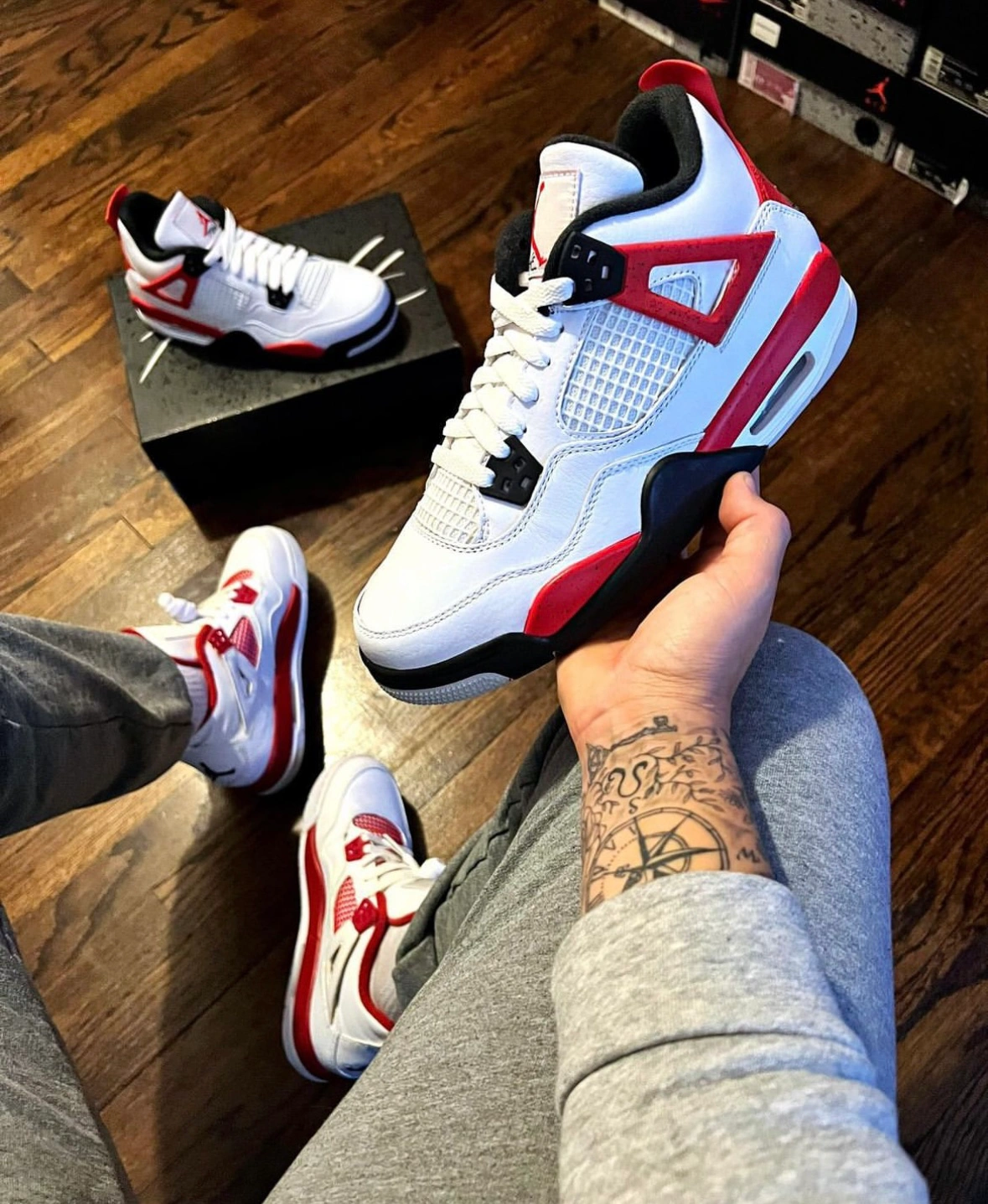 Jordan 4 Red Cement photo review