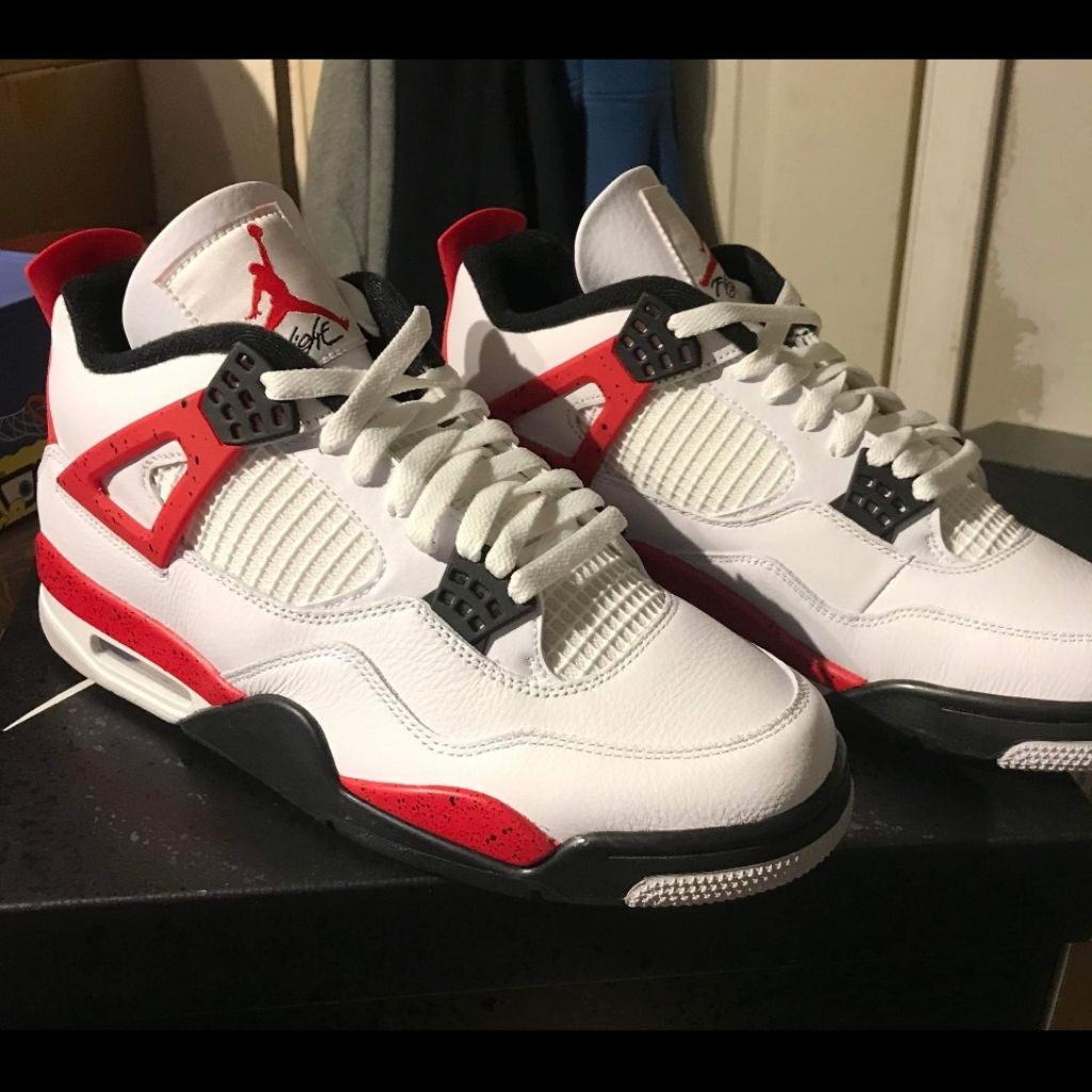 Jordan 4 Red Cement photo review