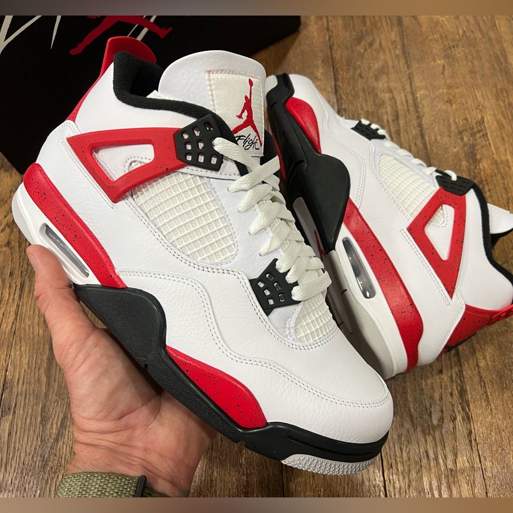 Jordan 4 Red Cement photo review