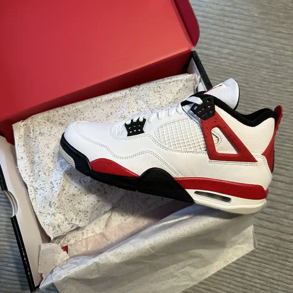 Jordan 4 Red Cement photo review