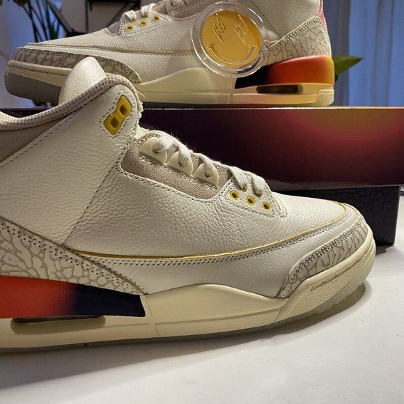 J Balvin X Air Jordan 3 Medellín Sunset photo review
