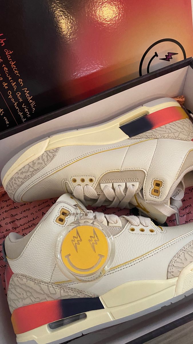 J Balvin X Air Jordan 3 Medellín Sunset photo review